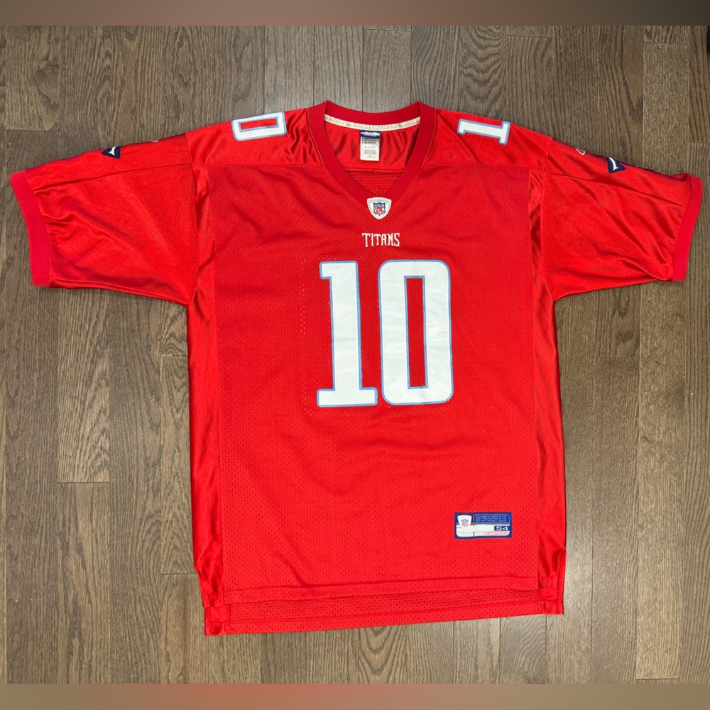 Vince Young NFL Tennessee Titans Red Jersey